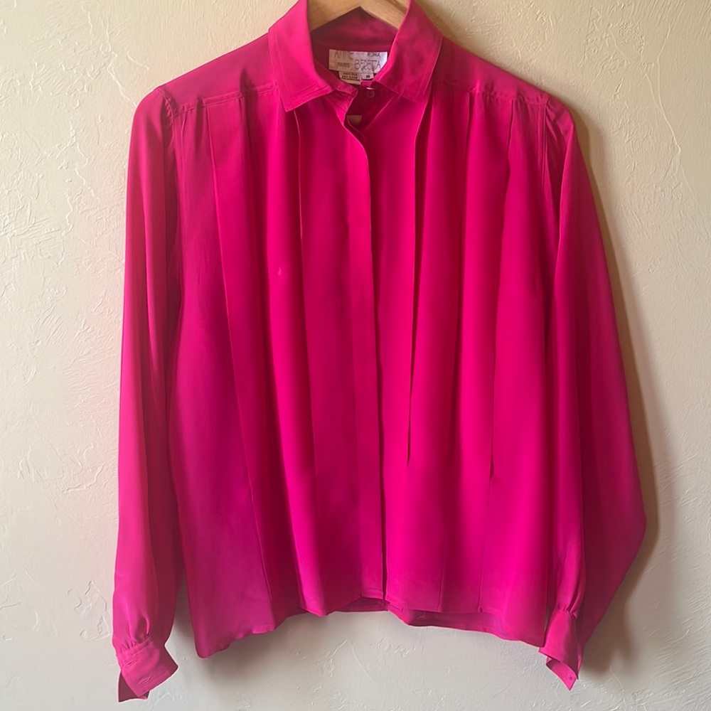 Barbiecore Vintage 100% silk